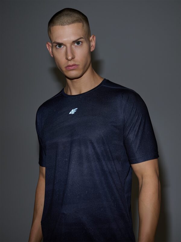 4F Koszulka rowerowa męska - czarna