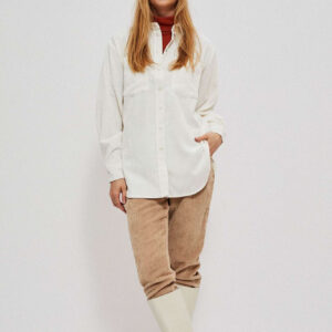 Dzianinowa czapka brązowa