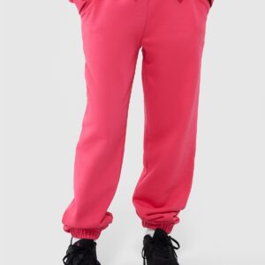 4F Spodnie dresowe joggery dziewczęce - różowe 152 (11-12 lat)