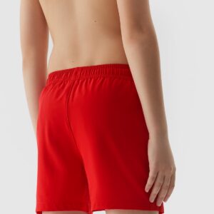4F Spodenki plażowe boardshorty chłopięce - czerwone 146/152 (10-12 lat)