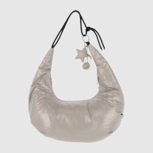 4F Torba hobo na ramię - beżowa