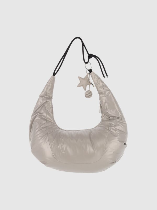 4F Torba hobo na ramię - beżowa