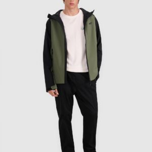 4F Kurtka przejściowa membrana 5000 męska - czarna