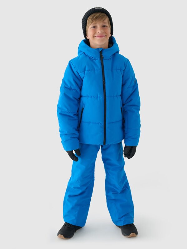 4F Kurtka narciarska membrana 5000 chłopięca - niebieska 164 (13-14 lat)