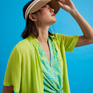 Słomkowy daszek beżowy