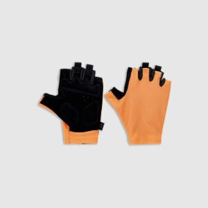 4F Rękawiczki rowerowe z żelowymi wkładkami uniseks - pomarańczowe