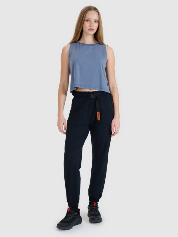 4F Top z nadrukiem damski - granatowy