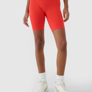 6c711d7e5362dbb6d02662b581ba09191da1919f 4F Legginsy kolarki bezszwowe treningowe damskie - czerwone