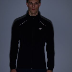 4F Kurtka do biegania Ultralight męska - czarna