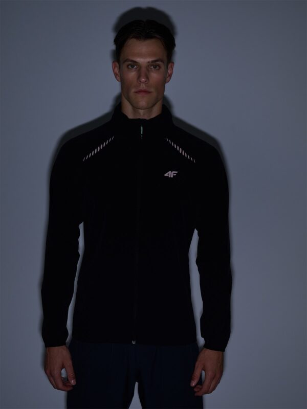 4F Kurtka do biegania Ultralight męska - czarna