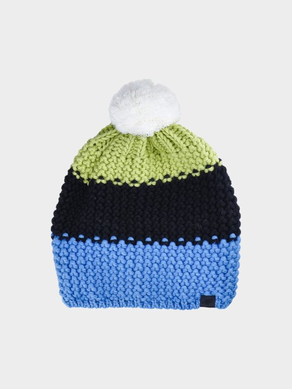 4F Czapka zimowa z pomponem męska - multikolor