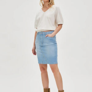 Jeansowa spódnica niebieska