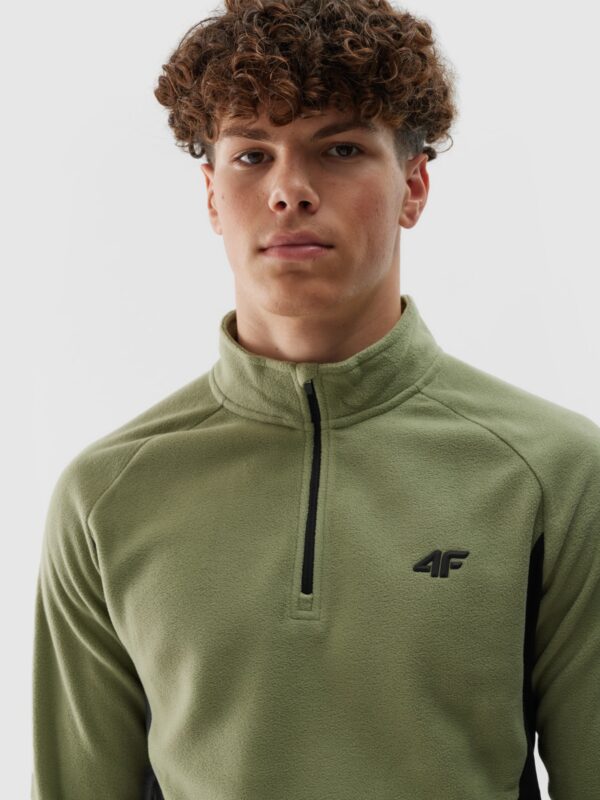 4F Bielizna termiczna polarowa (góra) męska - oliwkowa/khaki