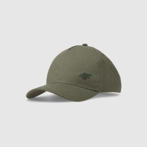 4F Czapka z daszkiem strapback dziecięca - khaki