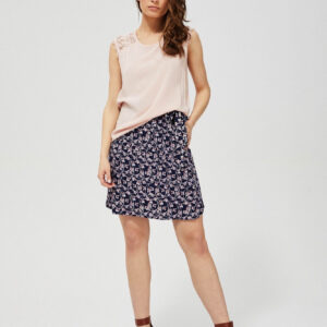 Spódnica z wiskozy z nadrukie