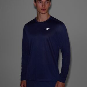 4F Longsleeve do biegania szybkoschnący męski - szary