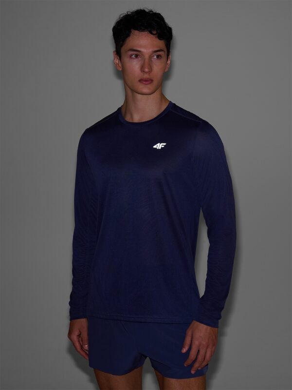 4F Longsleeve do biegania szybkoschnący męski - szary