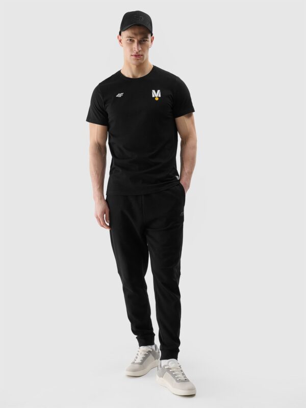 4F T-shirt regular z nadrukiem uniseks 4F x Drift Masters - czarny