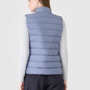 4F Bezrękawnik puchowy z wypełnieniem syntetycznym damski - granatowy