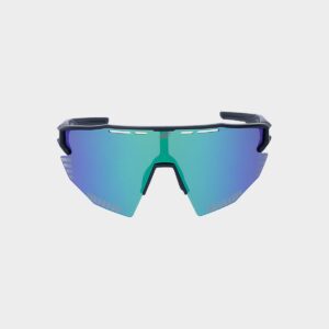 4F Okulary przeciwsłoneczne z multibarwną powłoką uniseks - zielone