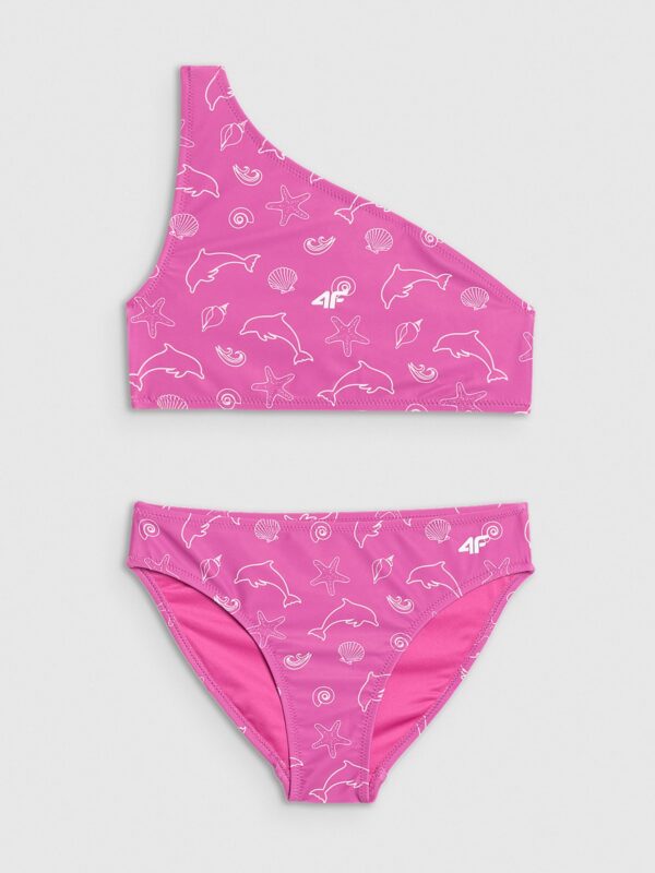 71bf0aae42c75d6daaa257f1aa244c9ed7e835ea 4F Kostium kąpielowy dwuczęściowy dziewczęcy - multikolor 146/152 (10-12 lat)