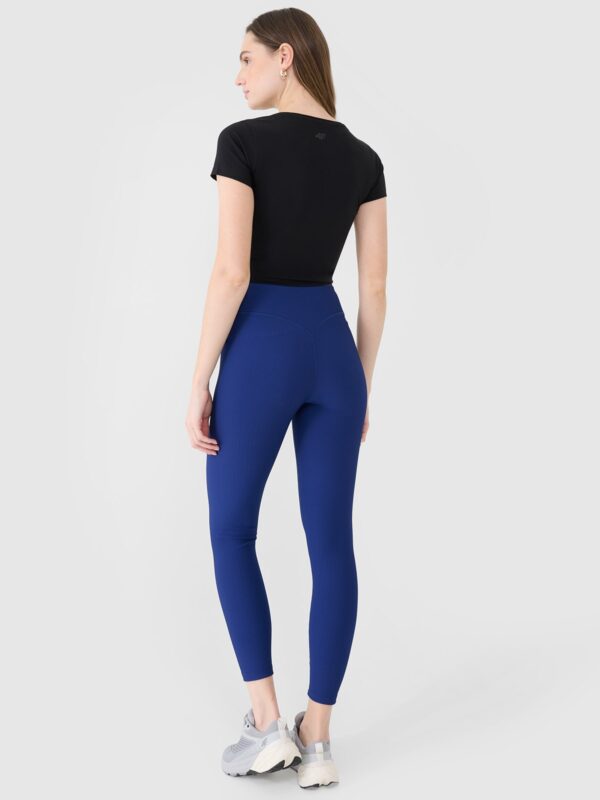 4F Legginsy dzianinowe damskie - granatowe