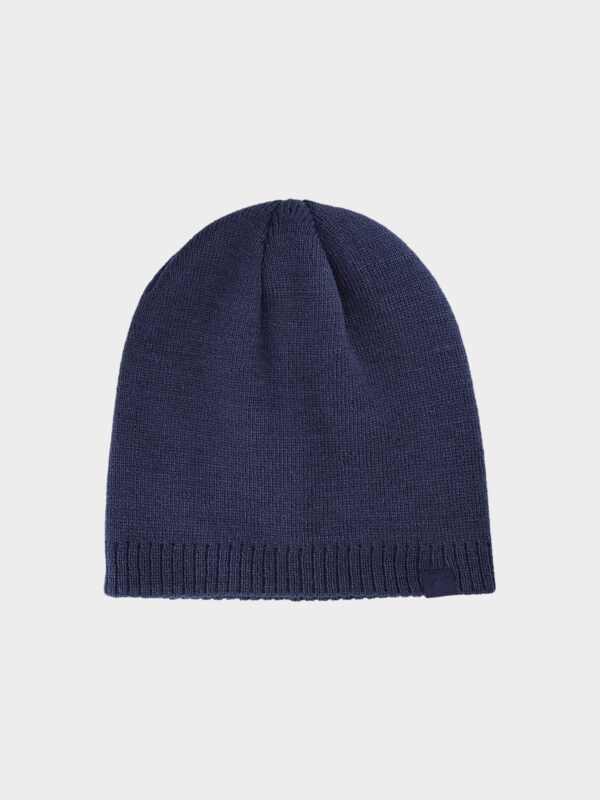 4F Czapka zimowa męska - granatowa