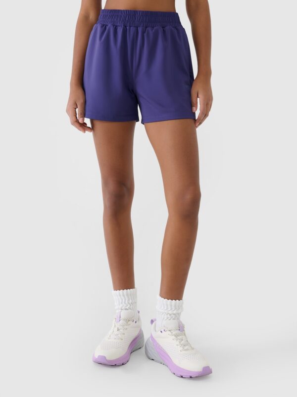 72312e98743c2f316c31301d194874a96a67391f 4F Spodenki treningowe szybkoschnące damskie - granatowe