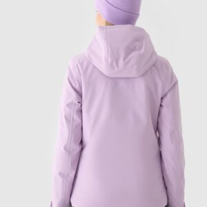 4F Kurtka narciarska membrana 5000 damska - fioletowa