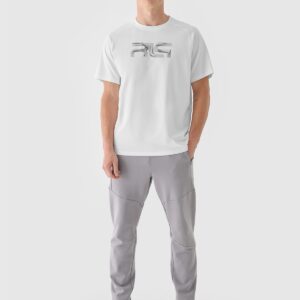 4F T-shirt oversize męski 4F x Robert Lewandowski - biały