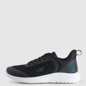 4F Buty sportowe z przewiewną cholewką dziecięce - czarne