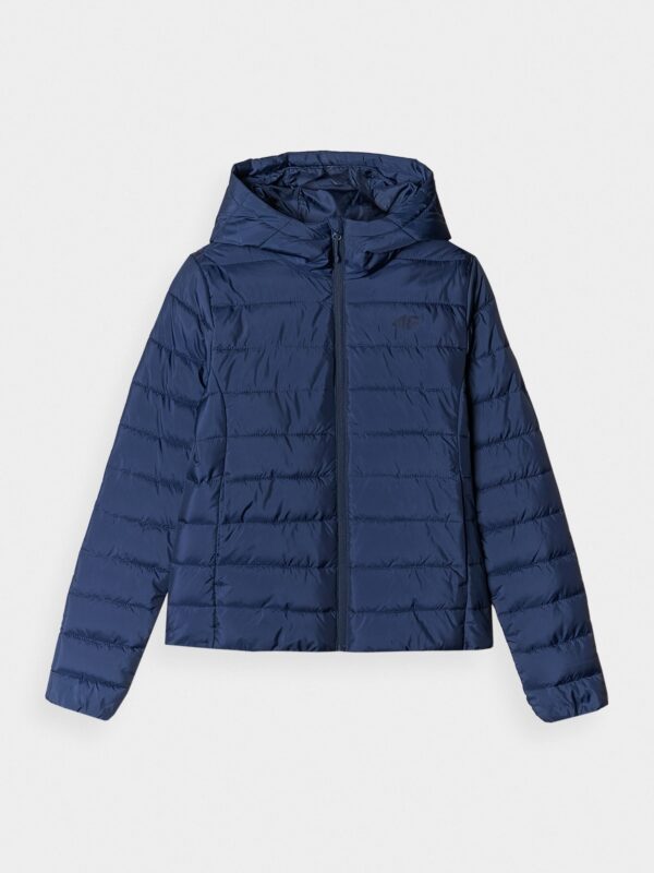 4F Kurtka puchowa z wypełnieniem z recyklingu damska - granatowa