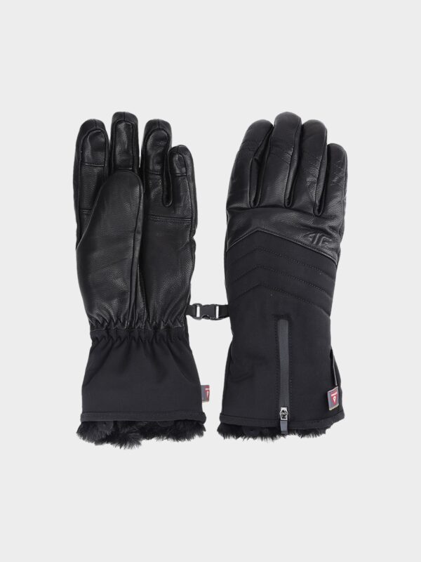 7575e5cbd46b0bc80b4cd4ca4ab877c4749bd49d 4F Rękawice narciarskie Primaloft Gold membrana 10000 damskie - czarne