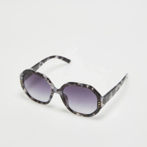 Okulary z okrągłymi szkłami szare