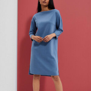 75e22a03551c4ad484313bf50934849a8c8389d3 Prosta sukienka ciemnoniebieski