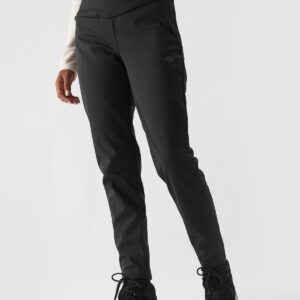 4F Spodnie narciarskie softshellowe membrana 10000 damskie - czarne