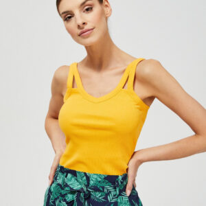 770c7aa3cad41fcc5dd8a9cd10c41fa79838aafc Prążkowany top z bawełny organicznej