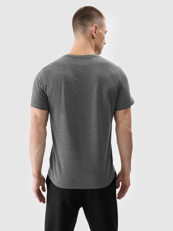 4F T-shirt regular z nadrukiem uniseks 4F x Drift Masters - szary