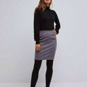 77da84d275a926696cb70403f49d4aedf84c771a Spódnica ołówkowa z połyskującą nitką