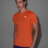 7846e1c7377efd4661909715d6c27b5c3eda3be1 4F Koszulka do biegania slim szybkoschnąca męska - pomarańczowa