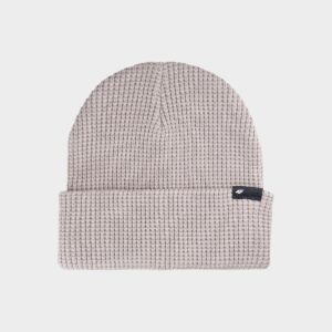 4F Czapka zimowa męska - brązowa