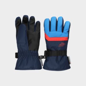 4F Rękawiczki narciarskie chłopięce - niebieskie