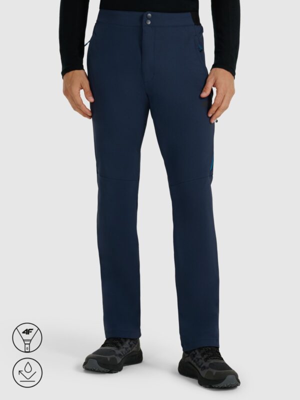 4F Spodnie trekkingowe męskie - granatowe