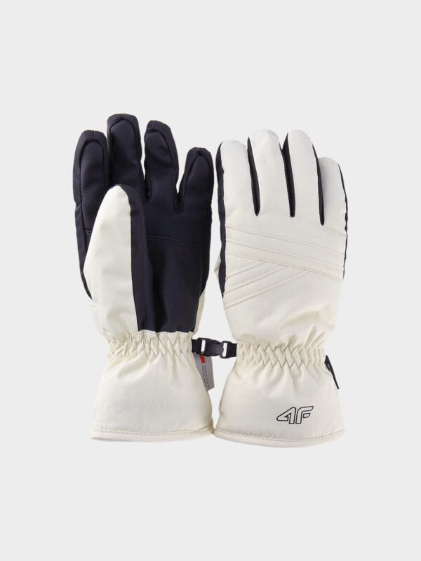 79178d8626c2aa1bb0848e66429bffce5306ba03 4F Rękawice narciarskie Thinsulate damskie - beżowe