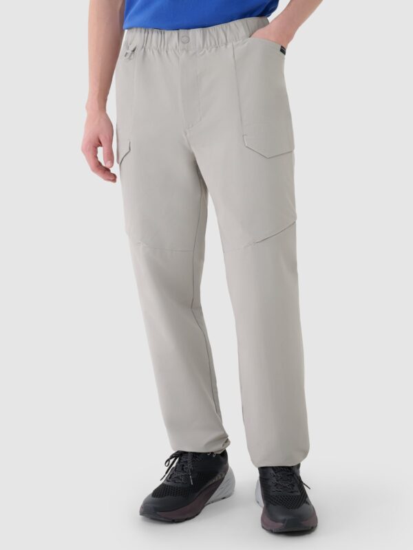 4F Spodnie casualowe męskie - szare