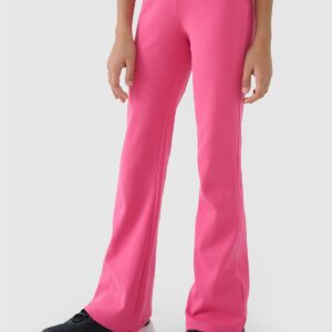 4F Legginsy dzianinowe dziewczęce - różowe 158 (12-13 lat)