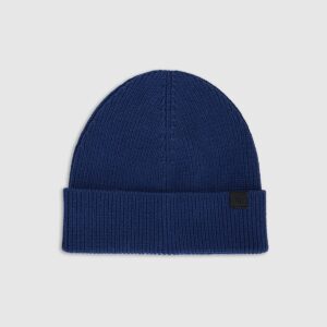 4F Czapka beanie męska - niebieska