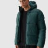 4F Kurtka puchowa z syntetycznym wypełnieniem męska - zielona