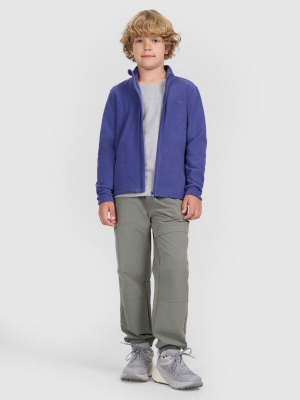 4F Polar slim ze stójką chłopięcy - niebieski 158 (12-13 lat)