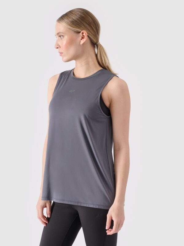 4F Top treningowy ciążowy oversize damski - szary
